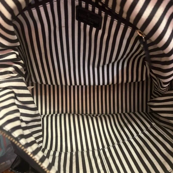 Kate Spade Hampton Road "Theresa" Black Leather Medium Bag - Picture 3 of 11